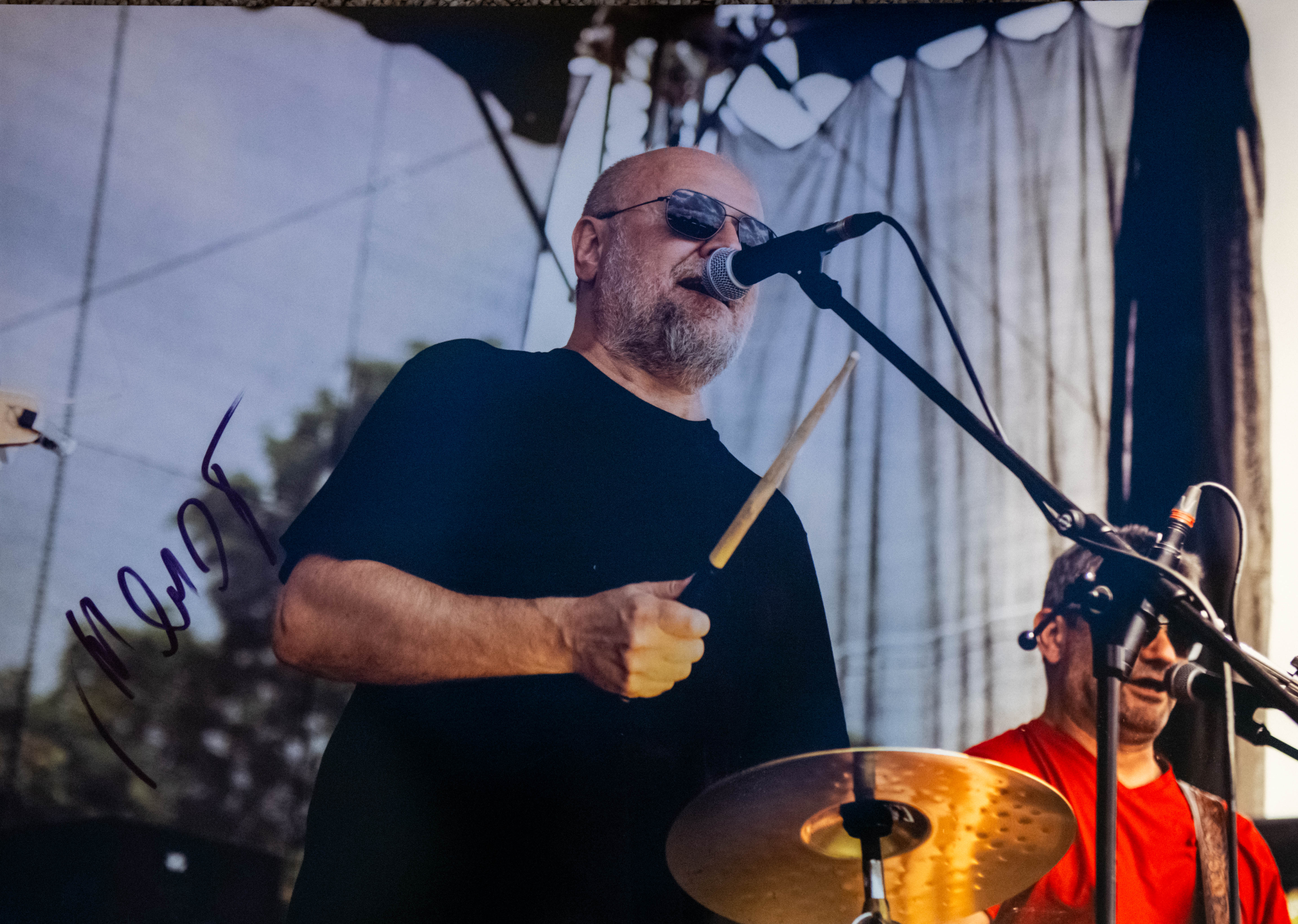 Marcel Marek z kapely Děda Mládek Illegal Band